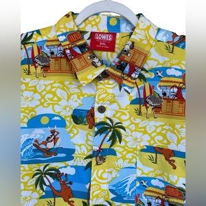 Lowes Australia Button Down Hawaiian Print Shirt Size 2XL